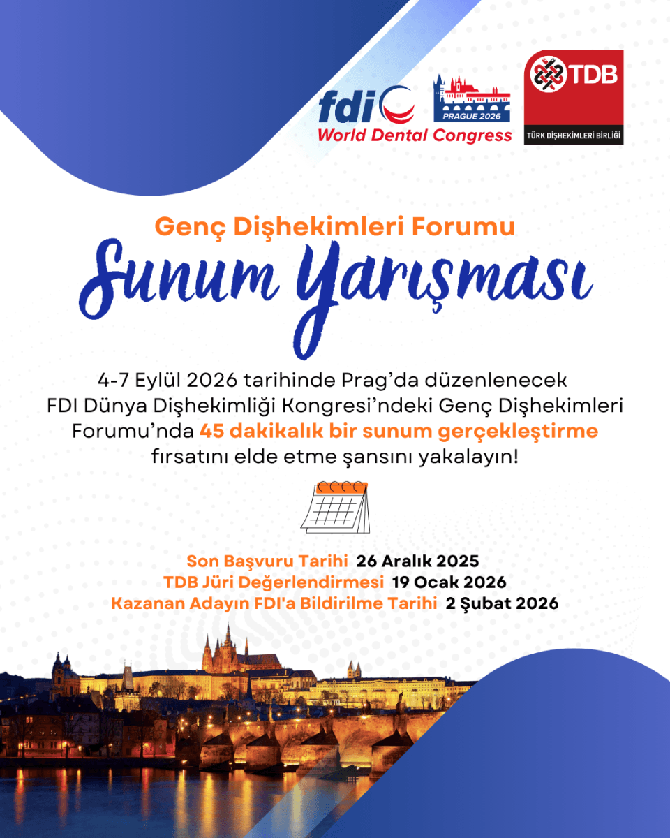 “FDI genç dişhekimleri forumu sunum yarışması” görseli