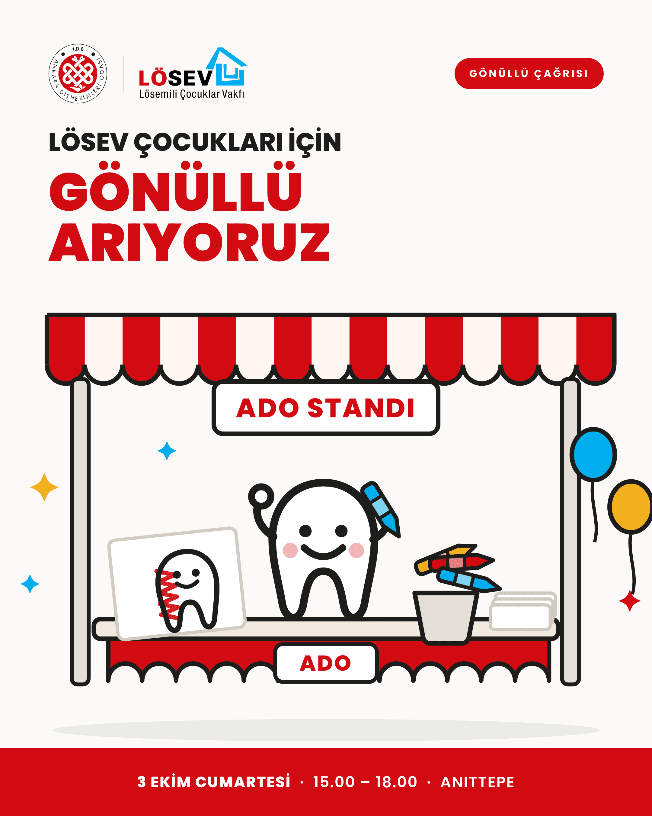 “Lösemili çocuklar yalnız yürümesin -3 Ekim 2026” görseli