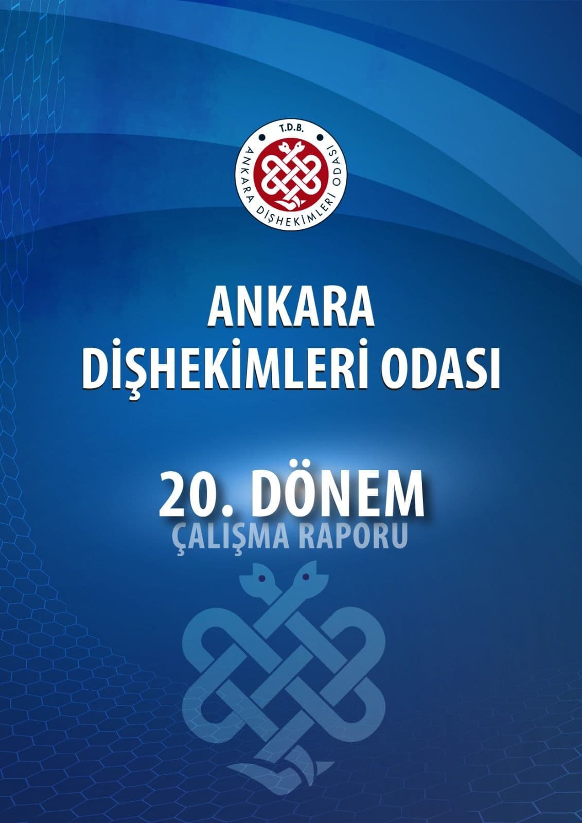 “Ankara dişhekimleri odası 20. dönem çalışma raporu” görseli