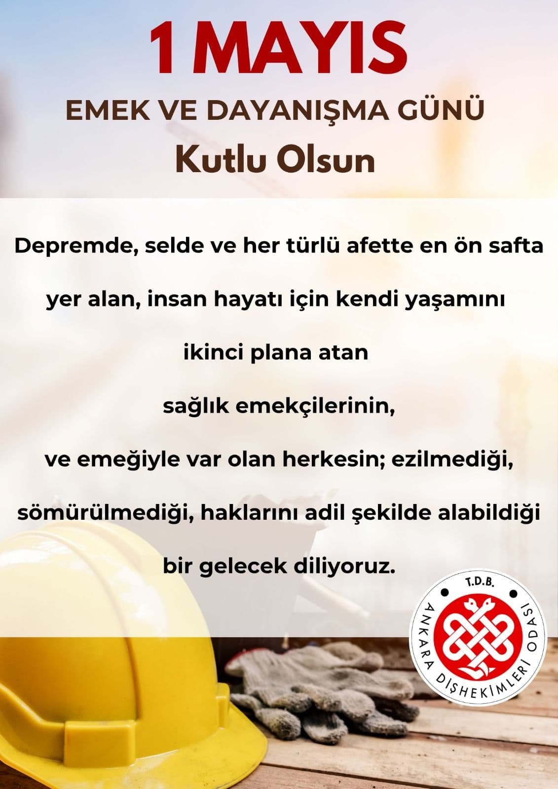 “1 Mayıs emek ve dayanışma günü kutlu olsun - 2026” görseli