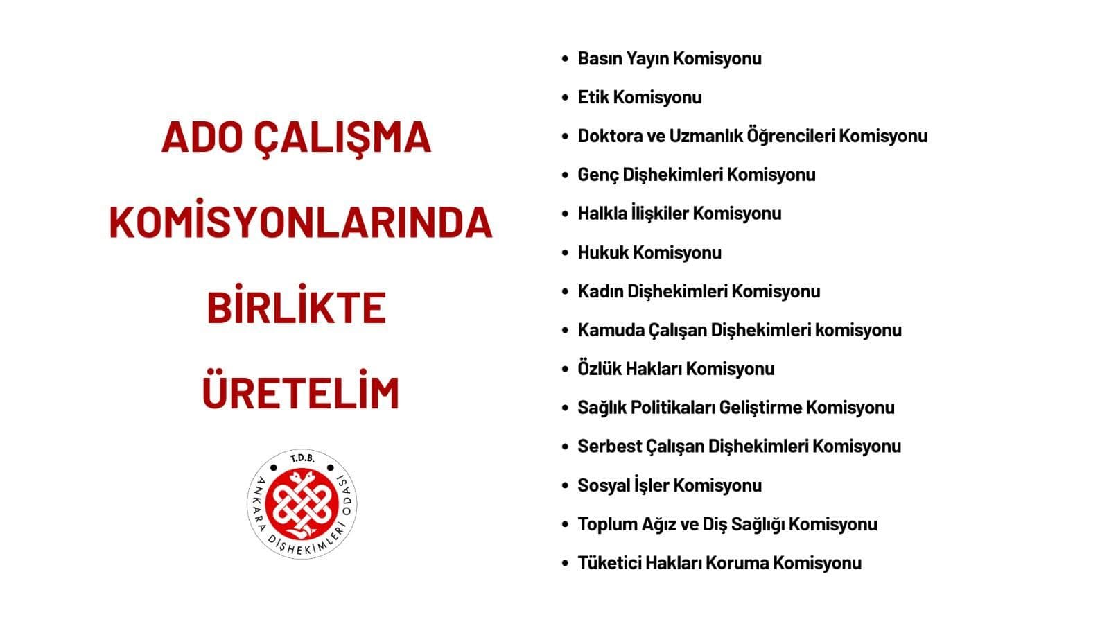“21. dönem ADO çalışma komisyonlarında birlikte üretelim” görseli
