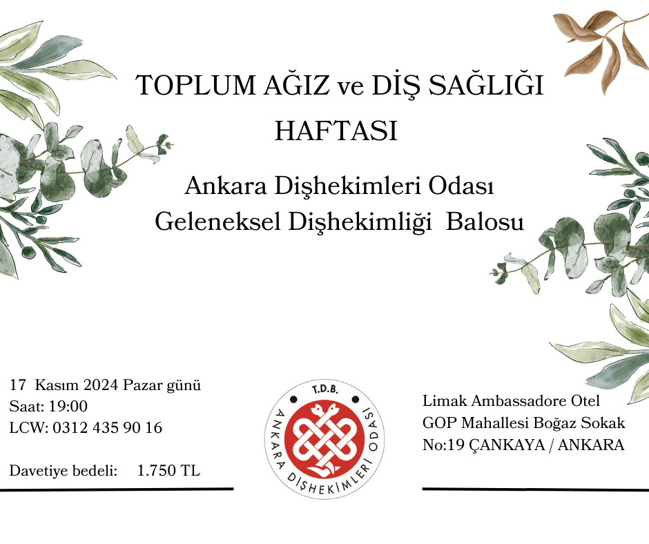 “Geleneksel dişhekimliği balomuza davet” görseli