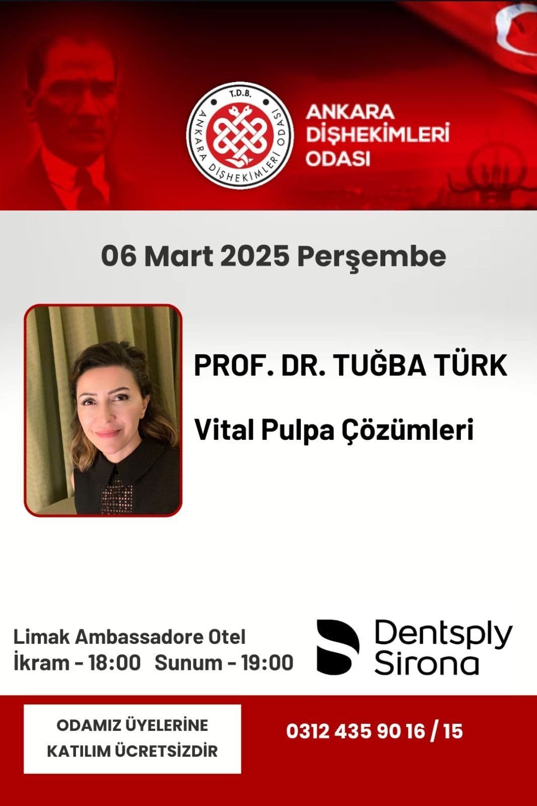 “06 Mart 2025 - “Vital pulpa çözümleri” başlıklı konferans” görseli