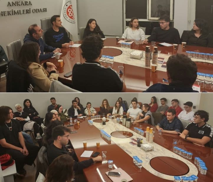 “ADO Yerel Öğrenci Komisyonumuz ve TDB Öğrenci Kolu, 16 Ekim 2026 tarihinde 16. TDB Ulusal Öğrenci Kongresi öncesinde bir toplantı gerçekleştirdi.” görseli