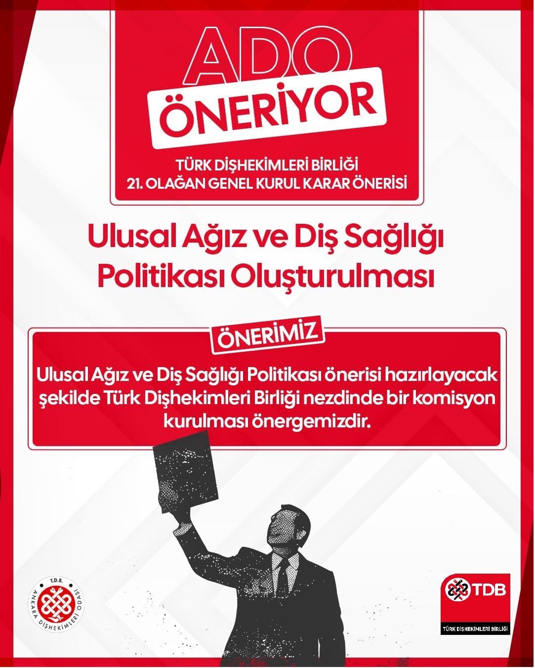 “ADO öneriyor | ulusal ağız ve diş sağlığı politikası oluşturulması” görseli