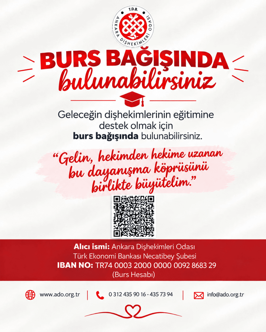 “Burs bağışında bulunabilirsiniz.” görseli