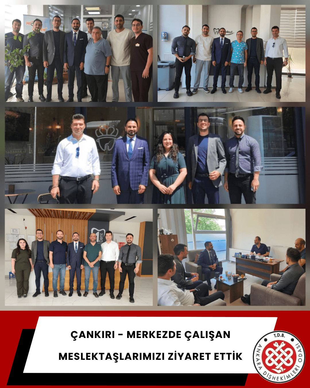 “Çankırı - merkezde çalışan meslektaşlarımızı ziyaret ettik” görseli