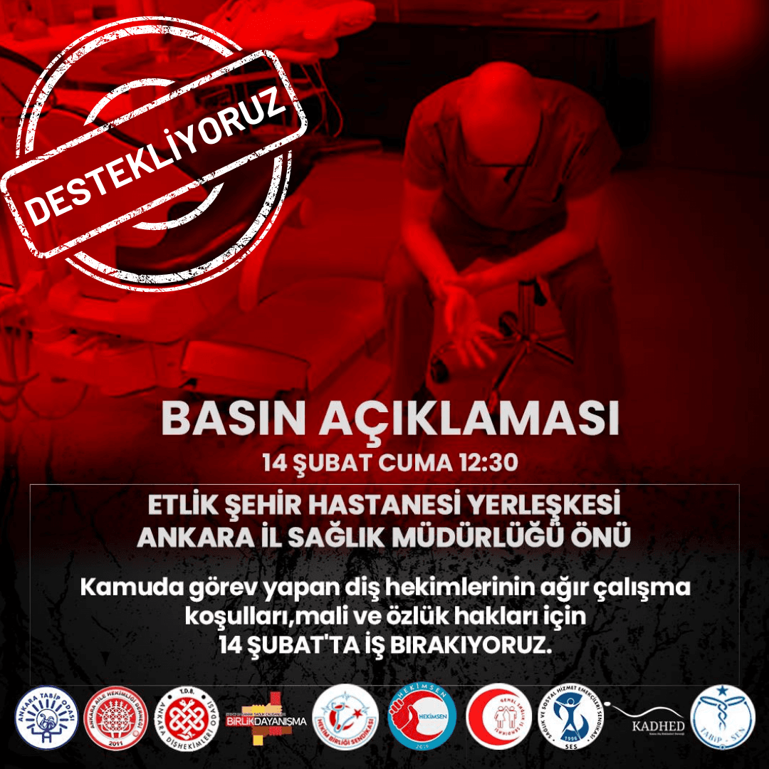 “14 Şubat 2025 tarihli basın açıklamasına davet” görseli