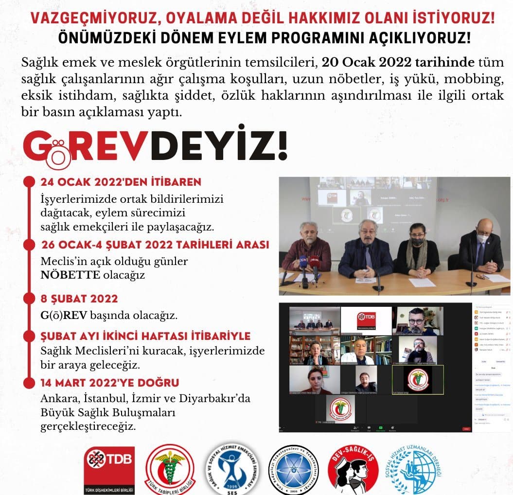 “Vazgeçmiyoruz, oyalama değil hakkımız olanı istiyoruz!” görseli