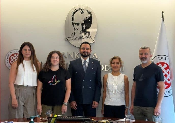 “Hekim birliği sendikası ankara şubesi odamızı ziyaret etti” görseli