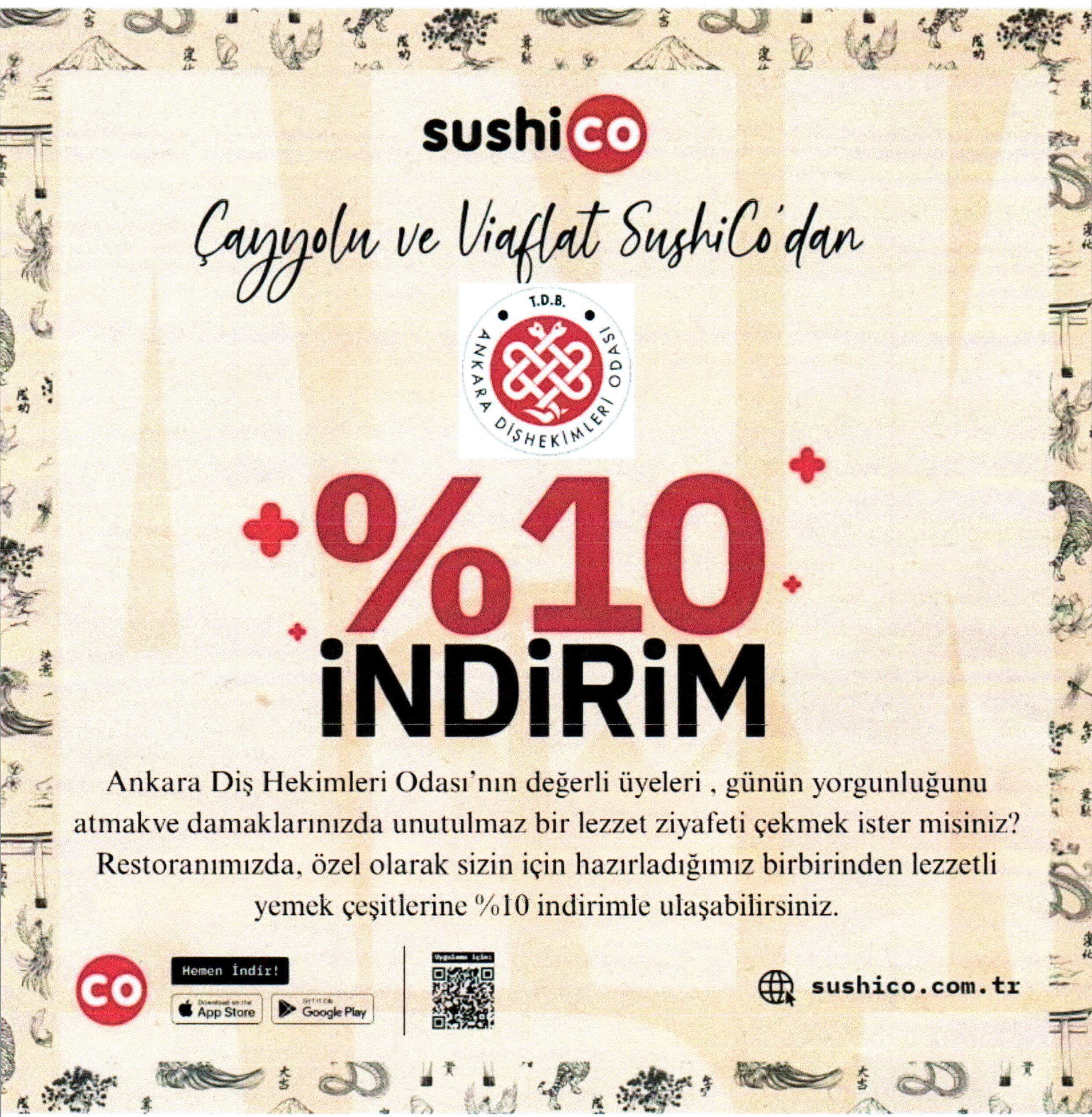 “Sushı co vıa flat ve sushı co çayyolu” görseli