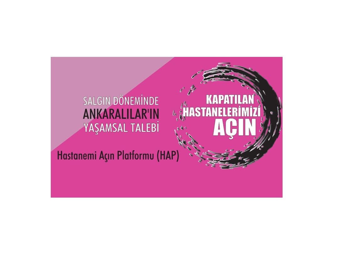“Ankara için yaşamsal talebimizi tekrarlıyoruz: Kapatılan hastanelerimizi açın!” görseli