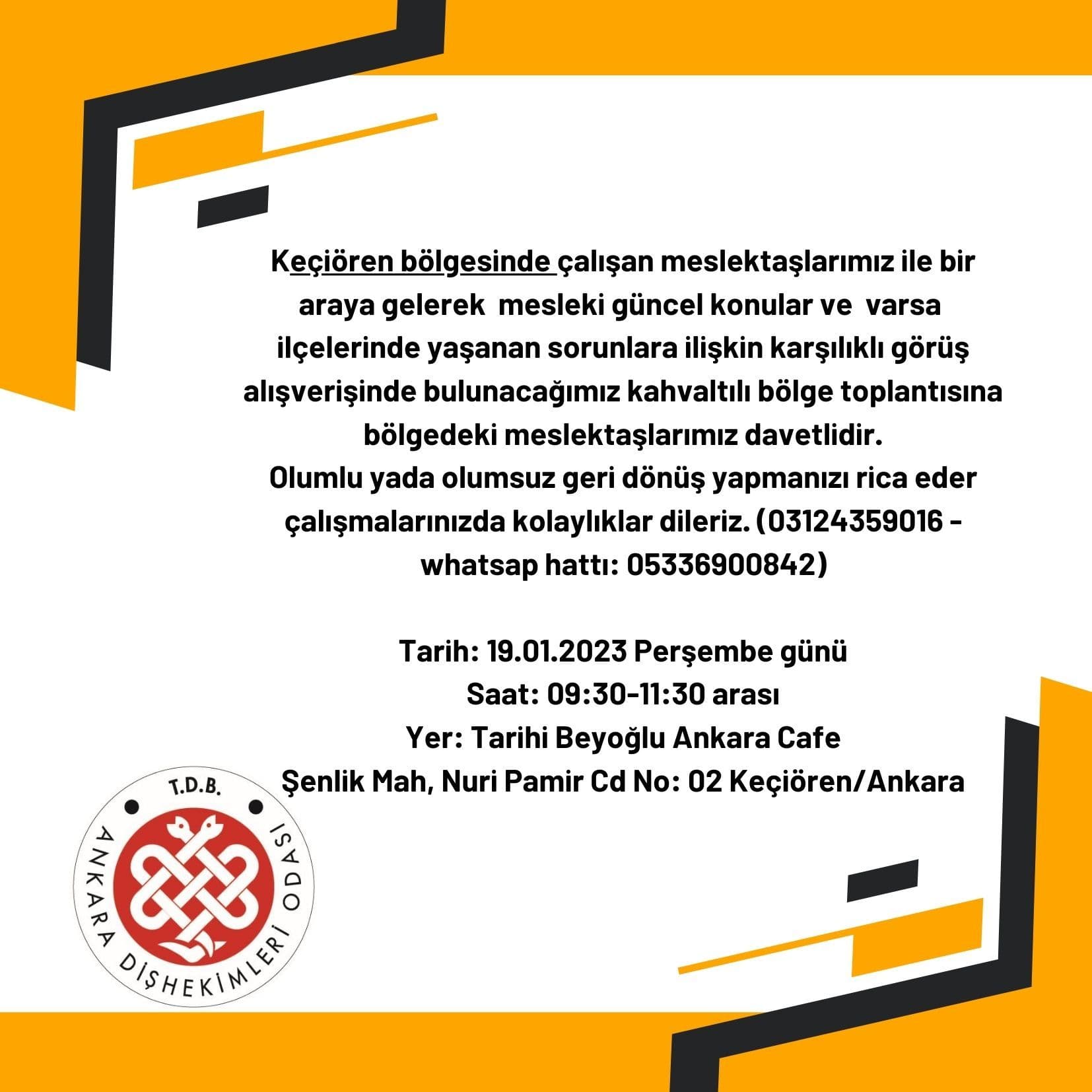 “Keçiören kahvaltılı bölge toplantısına davet” görseli