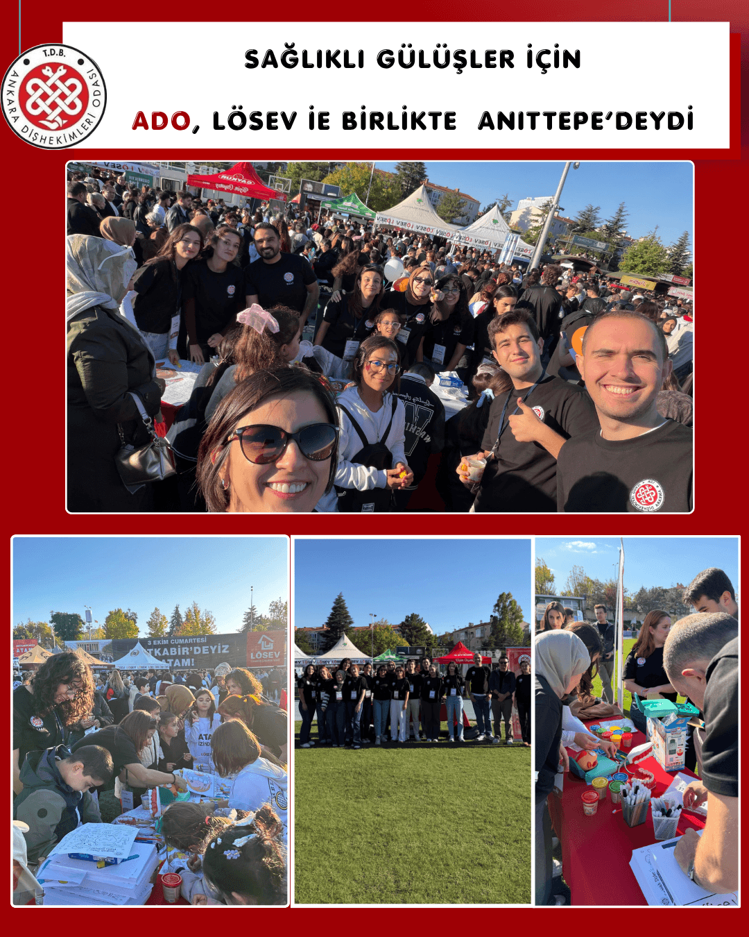 “Sağlıklı gülüşler için ADO LÖSEV ile birlikte Anıttepe’deydi” görseli