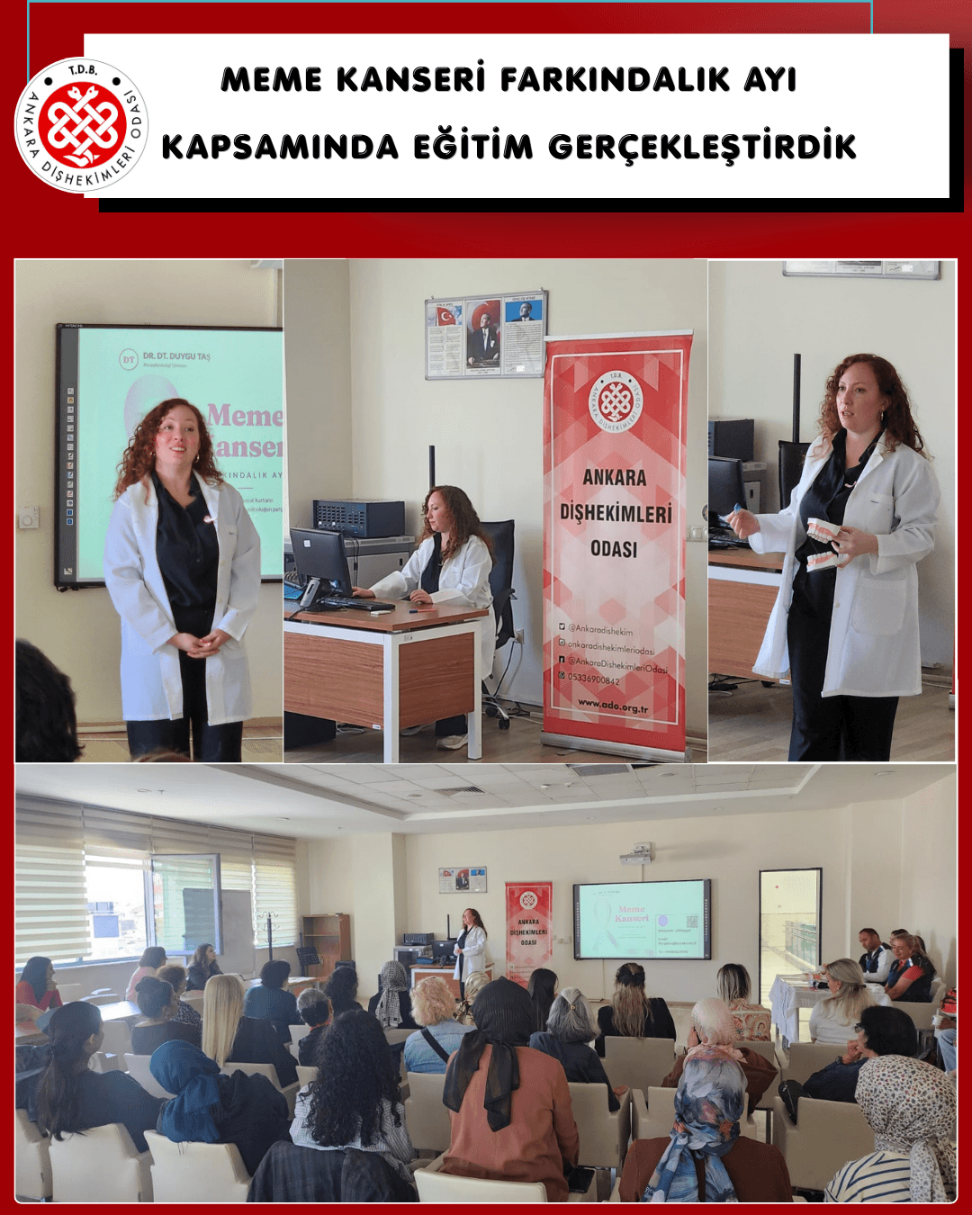 “Meme kanseri farkındalık ayı kapsamında eğitim gerçekleştirdik” görseli