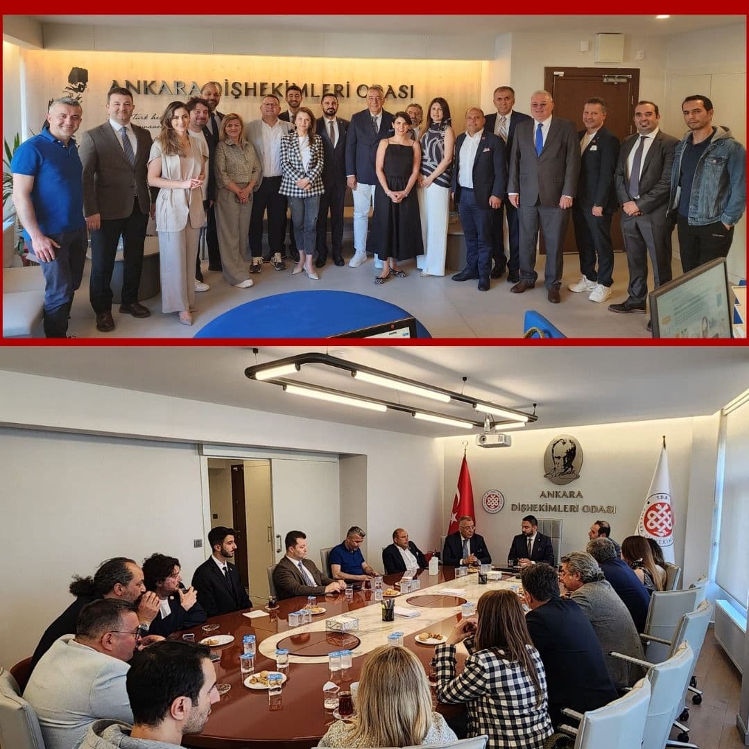 “Türk dişhekimleri birliği merkez yönetim kurulu odamızı ziyaret etti” görseli