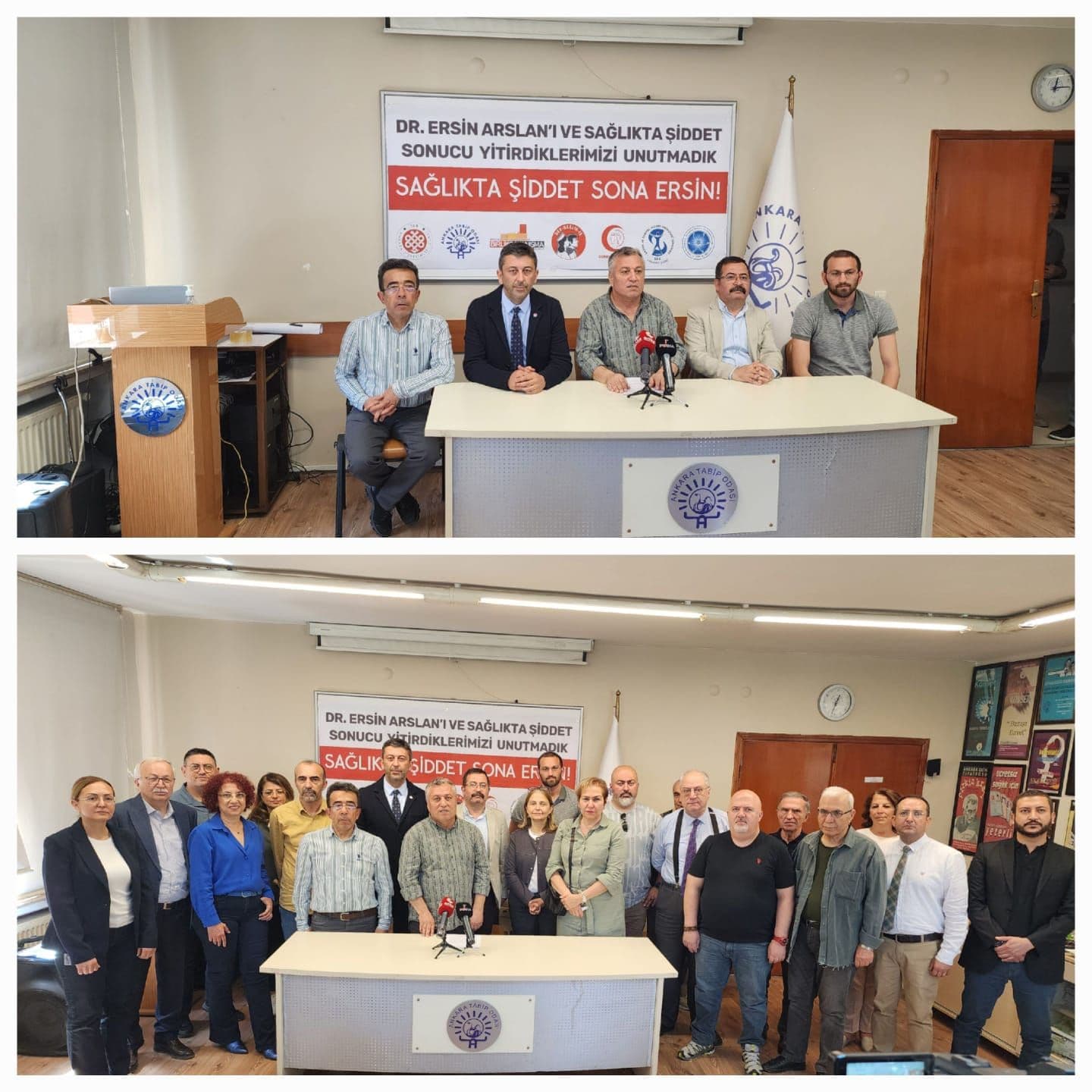 “Sağlıkta şiddet sona ersin” görseli