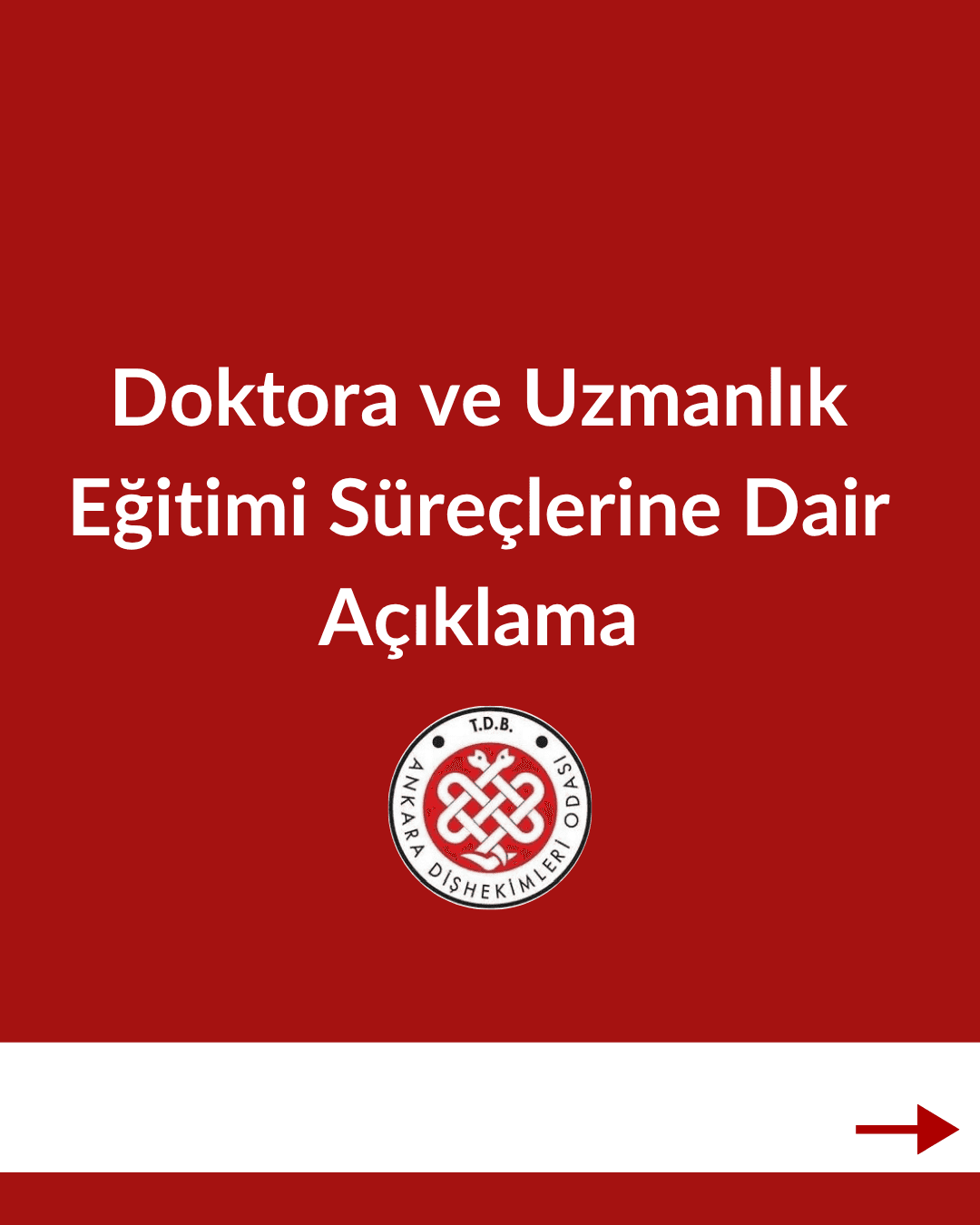 “Doktora ve Uzmanlık Eğitimi Süreçlerine İlişkin Kamuoyu Açıklaması” görseli