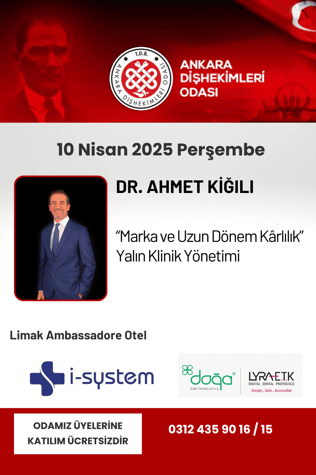“Marka ve Uzun Dönem Kârlılık ;Yalın Klinik Yönetimi” görseli