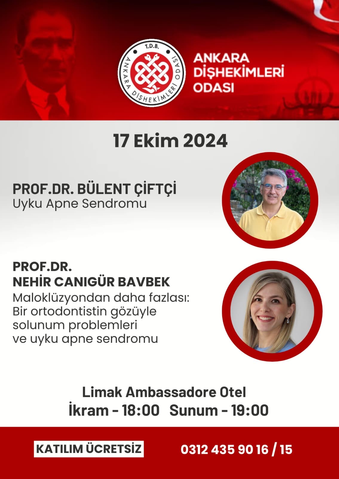 “17 Ekim 2024 - uyku apne sendromu & maloklüzyondan daha fazlası: Bir ortodontistin gözüyle solunum problemleri ve uyku apne sendromu başlıklı konferansımız” fotoğraf galerisi, 1. fotoğraf