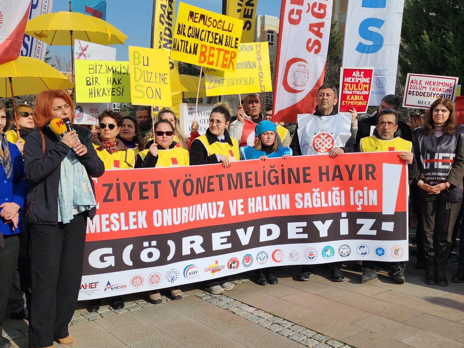 “Haklıyız Kararlıyız! Yarattığınız Sorunlar Çözülene Kadar Mücadeleye Devam Edeceğiz!” görseli