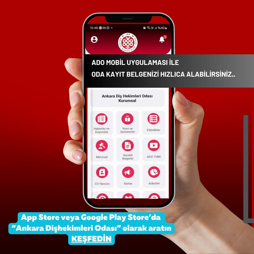 “ADO mobil uygulaması ile oda kayıt belgenizi hızlıca alabilirsiniz” görseli