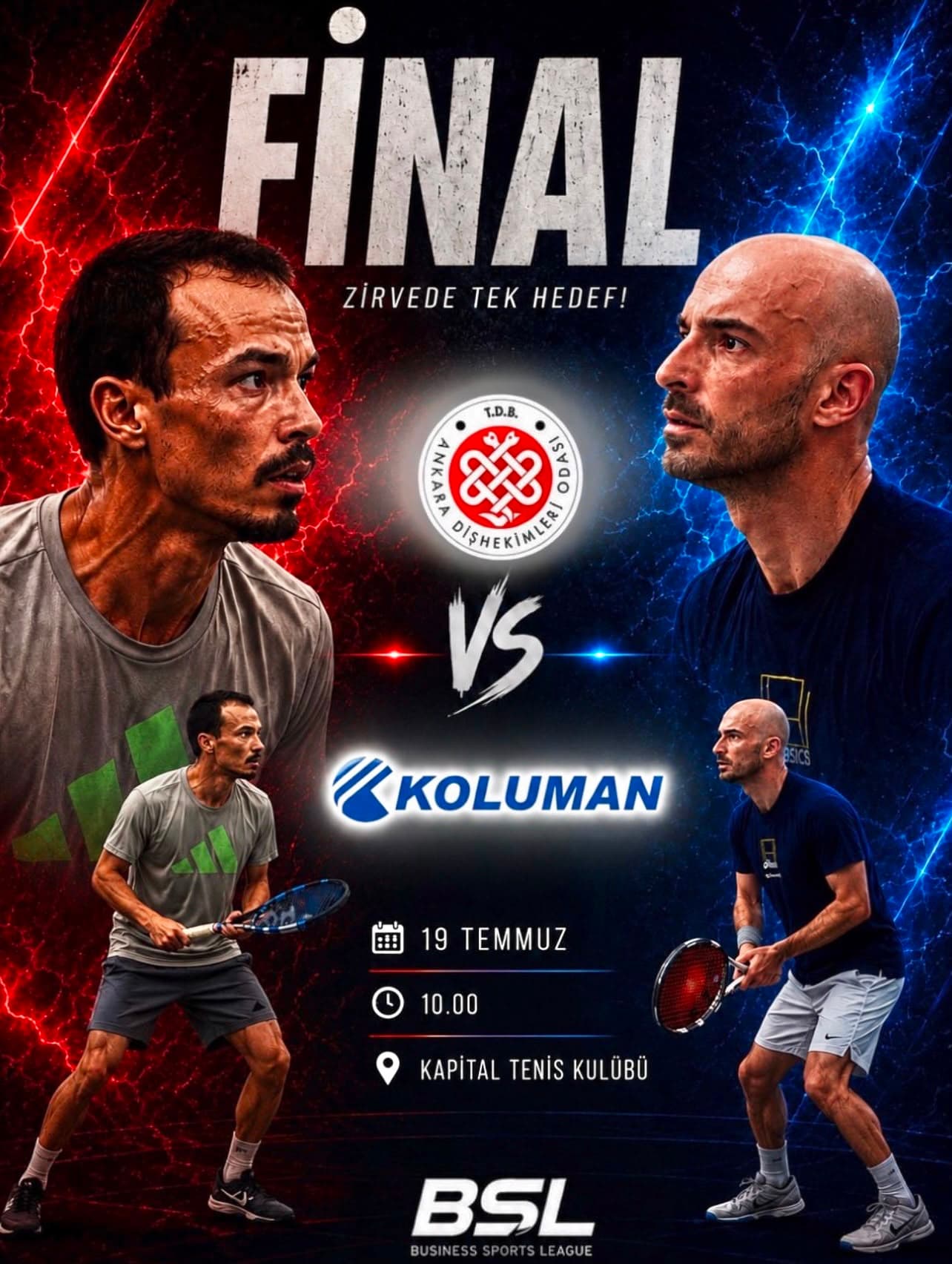 “ADO Tenis Takımımız Business Sports League Finalinde!” görseli