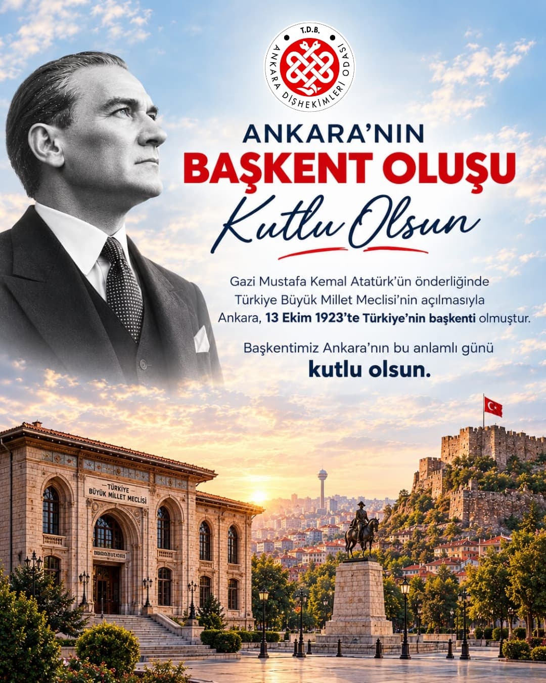 “Ankara'nın başkent oluşu kutlu olsun” görseli