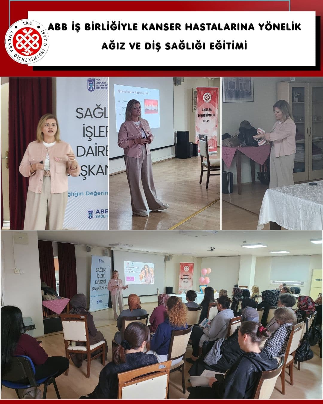 “ABB İş Birliğiyle, Meme Kanseri Farkındalık Ayı kapsamında Ağız ve Diş Sağlığı Eğitiminde Yer Aldık.” görseli